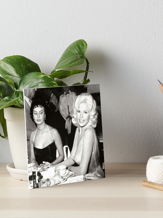 Jayne Mansfield and Sophia Loren Famous Nipple Slip 2.0 Sticker for Sale  by NewWaveyDavey