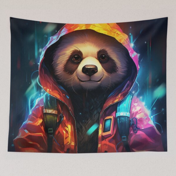 Item preview, Cute Panda Wearing Hoodie designed and sold by shanessie6.