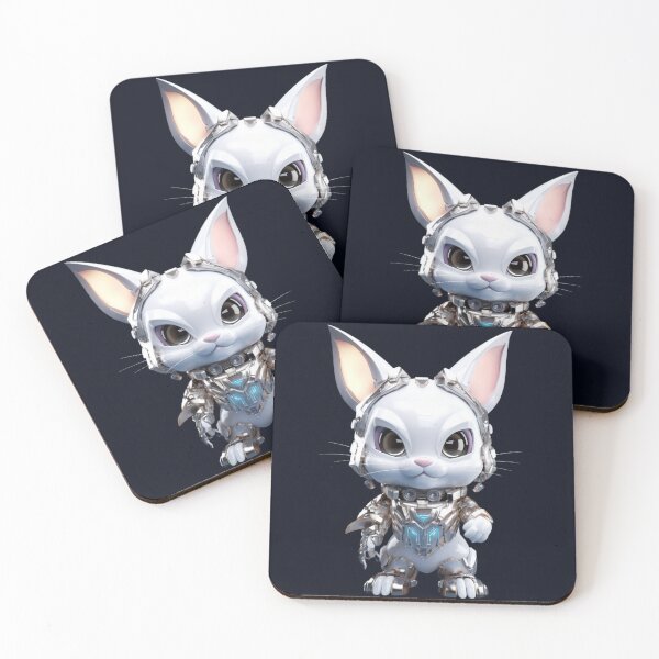 Item preview, cyborg rabbit designed and sold by MagicStudioArt.
