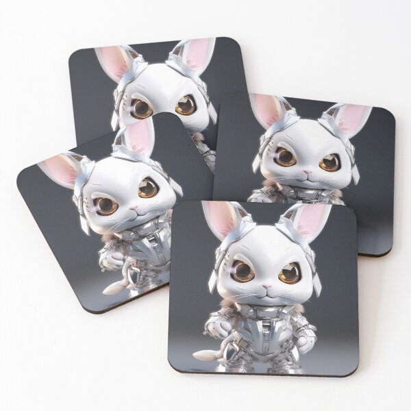 Item preview, cyborg rabbit designed and sold by MagicStudioArt.