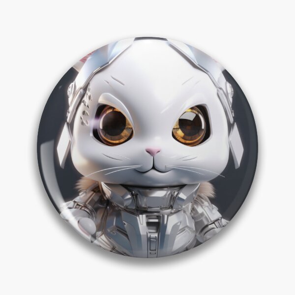 Item preview, cyborg rabbit designed and sold by MagicStudioArt.