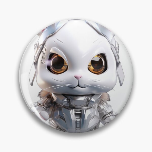 Item preview, cyborg rabbit designed and sold by MagicStudioArt.