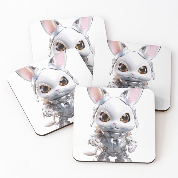 Item preview, cyborg rabbit designed and sold by MagicStudioArt.
