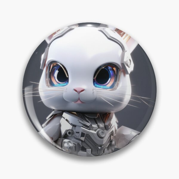 Item preview, cyborg rabbit designed and sold by MagicStudioArt.