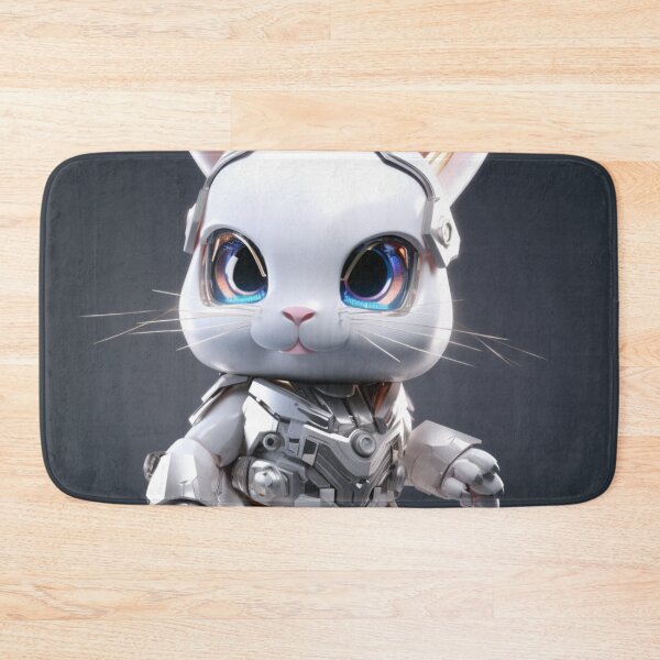 Item preview, cyborg rabbit designed and sold by MagicStudioArt.