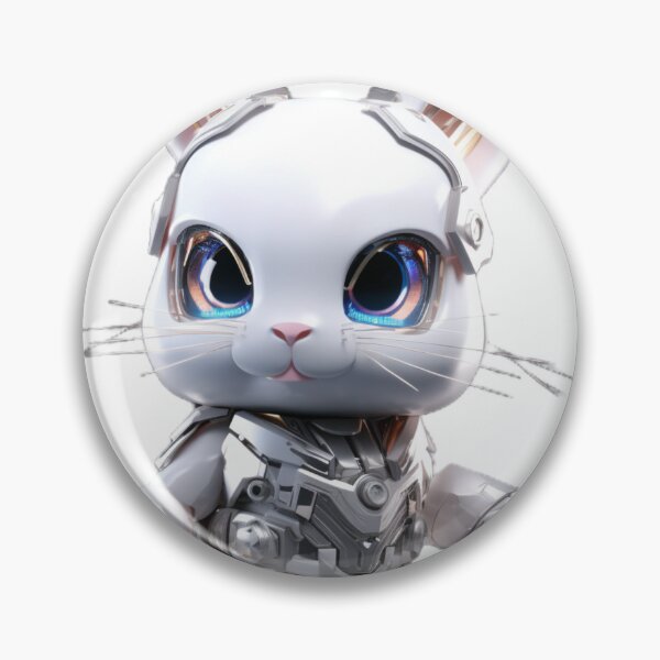 Item preview, cyborg rabbit designed and sold by MagicStudioArt.