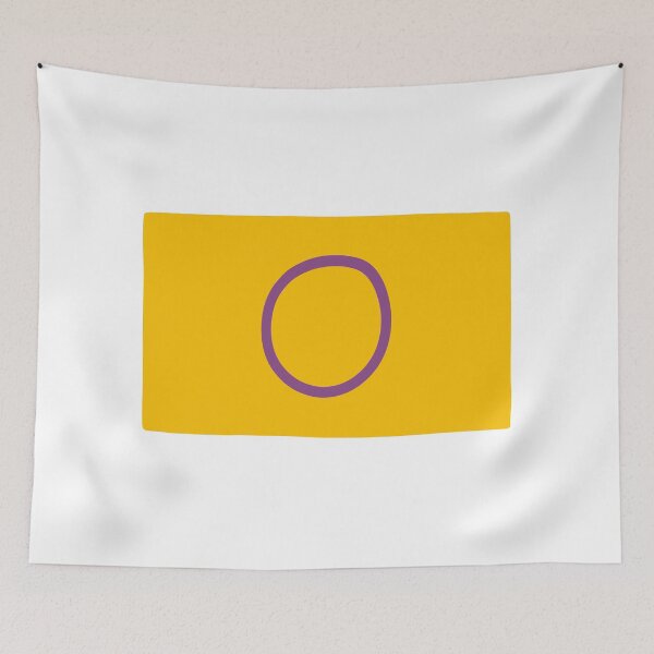 Item preview, intersex flag designed and sold by juliedoodlesss.
