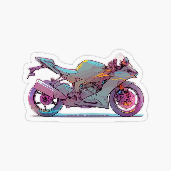 Ride kawasaki zx-6r 19 cyber | Sticker