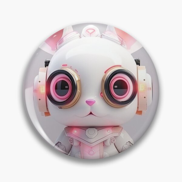 Item preview, cyborg rabbit designed and sold by MagicStudioArt.