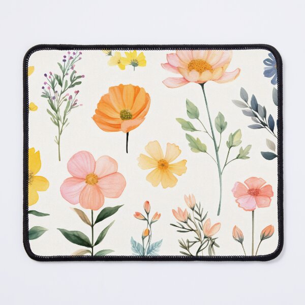 Artikelvorschau, Arrangement of spring orange flowers against a white background. Blooming concept. Flat lay. entworfen und verkauft von anytka.