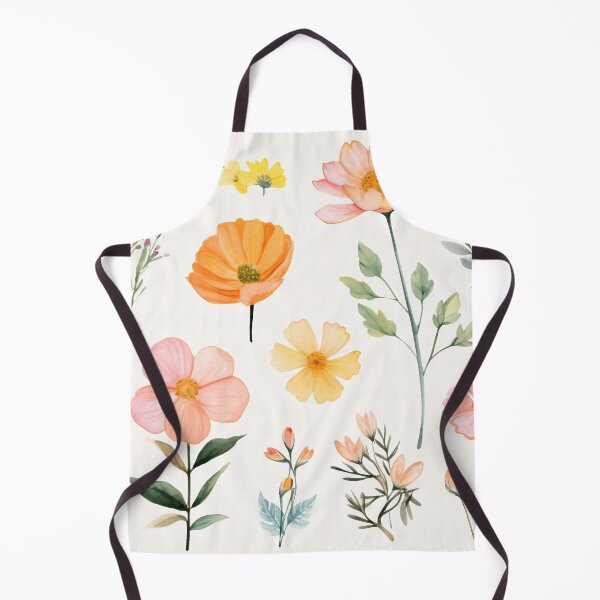 Artikelvorschau, Arrangement of spring orange flowers against a white background. Blooming concept. Flat lay. entworfen und verkauft von anytka.