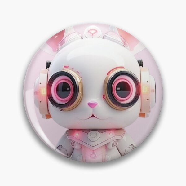 Item preview, cyborg rabbit designed and sold by MagicStudioArt.