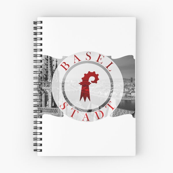 Item preview, Basel city canton flag, riverside charm on Rhine designed and sold by EclecticCharm.