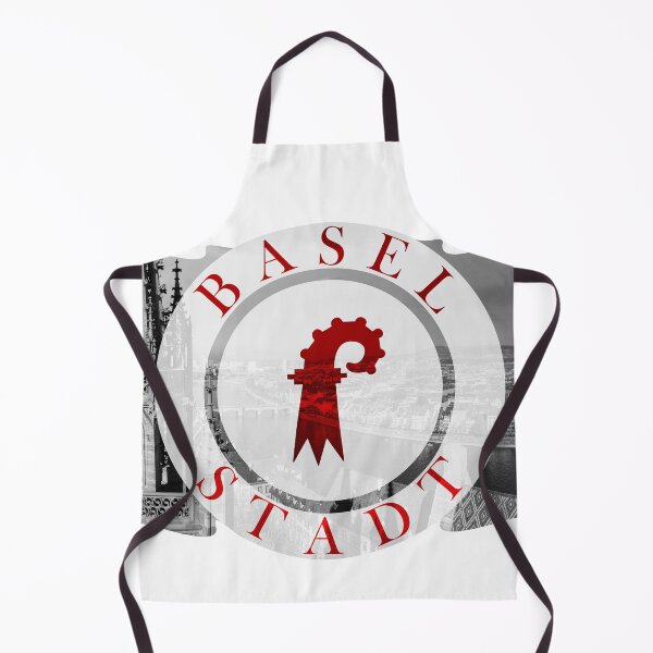 Item preview, Basel city canton flag, riverside charm on Rhine designed and sold by EclecticCharm.