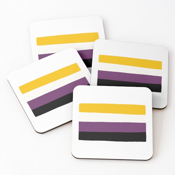 Item preview, nonbinary flag designed and sold by juliedoodlesss.