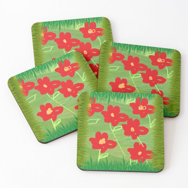 Item preview, Flowers in green designed and sold by mapacs100.