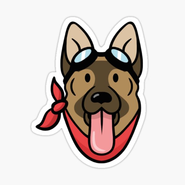 Item preview, funny dogmeat with a red Bandanas and sunglasses designed and sold by Zlig Zlag ★★★★★.
