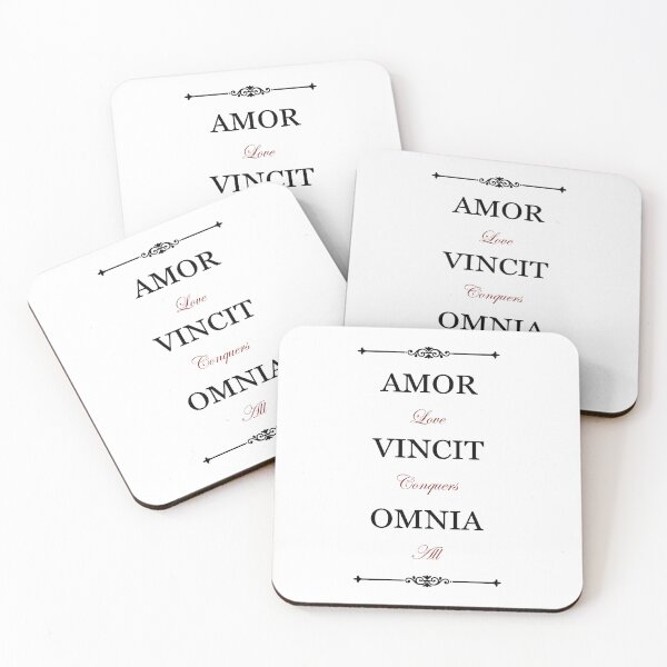 Item preview, Love conquers all - Amor Vincit Omnia designed and sold by Catz_Prints.