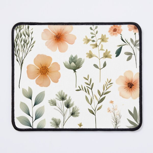 Artikelvorschau, Arrangement of spring orange flowers against a white background. Blooming concept. Flat lay. entworfen und verkauft von anytka.