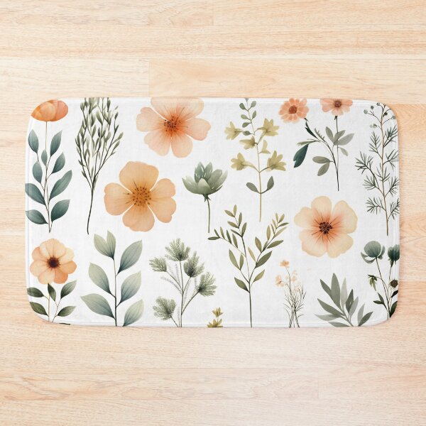 Item preview, Arrangement of spring orange flowers against a white background. Blooming concept. Flat lay. designed and sold by anytka.