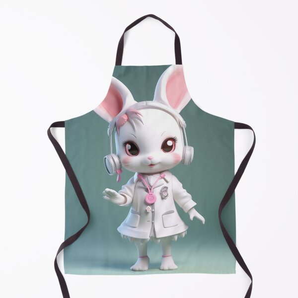 Item preview, rabbit doctor cute designed and sold by MagicStudioArt.