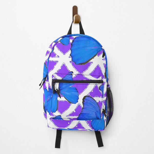 Item preview, PUIRPLE ABSTRACT MONARCH STYLE BLUE BUTTERFLY PATTERN ART designed and sold by sharlesart.