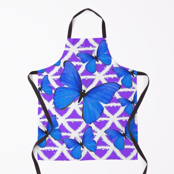 Item preview, PUIRPLE ABSTRACT MONARCH STYLE BLUE BUTTERFLY PATTERN ART designed and sold by sharlesart.