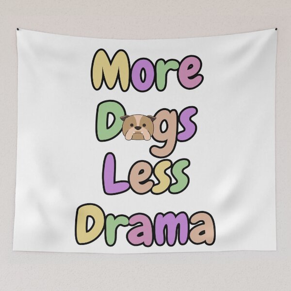 Item preview, Más perros menos drama designed and sold by StorylineStyle.