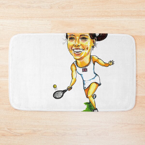 Item preview, Jodie Burrage - pro tennis player caricature designed and sold by dizzycatbiz.