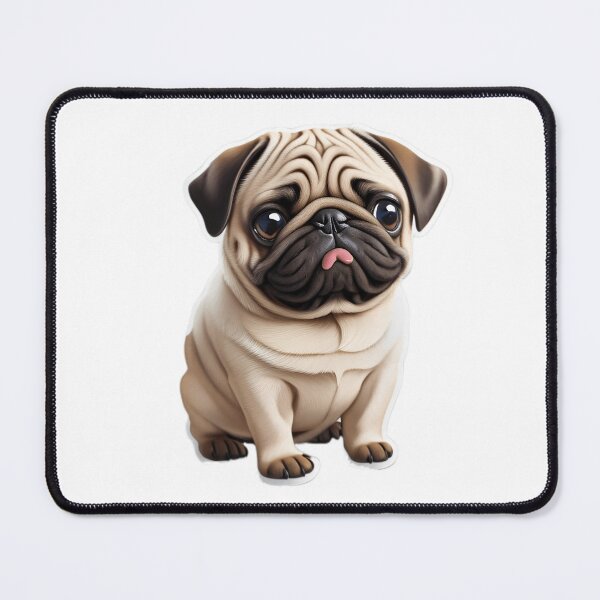 Item preview, Cute Pugs Sticker designed and sold by KRVC Studio .
