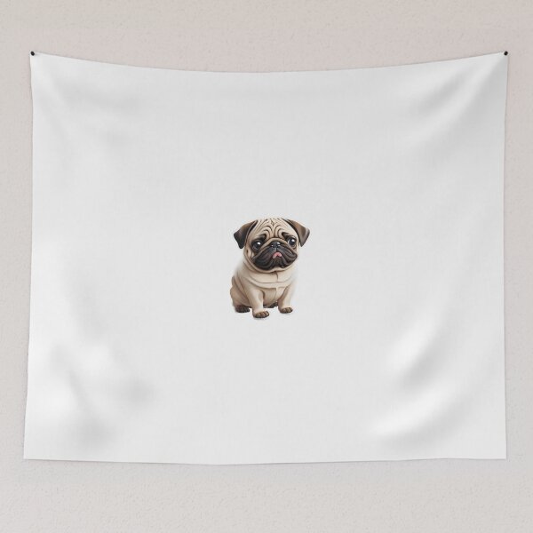 Item preview, Cute Pugs Sticker designed and sold by KRVC Studio .