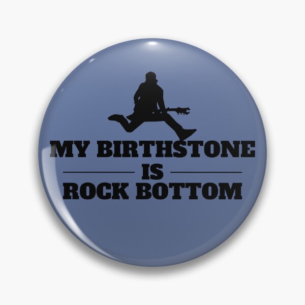 Item preview, My Birthstone is Rock Bottom designed and sold by PellSilversmith.