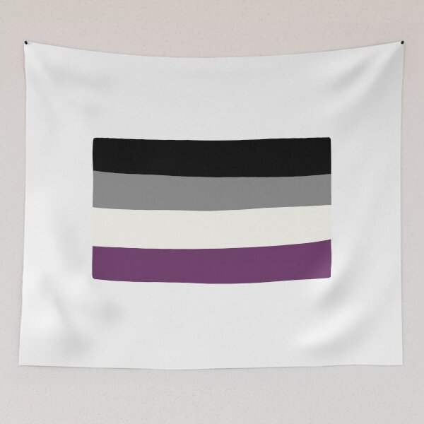 Item preview, asexual flag designed and sold by the sketchy tomato.