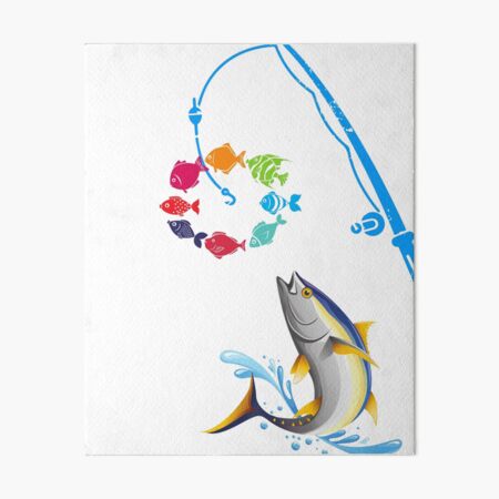 The hammerhead shark and the great white shark are both impressive fish  Art Board Print by Ali Mohammed