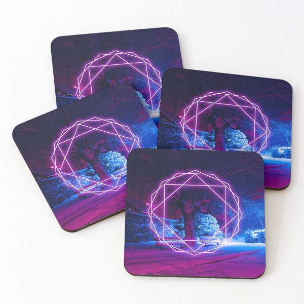 Artikelvorschau, Octagon neon vaporwave entworfen und verkauft von Zenaben.