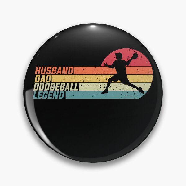 Item preview, Husband Dad Dodgeball Legend  Dodgball Vintage style sport Lovers designed and sold by YAHIA-14.