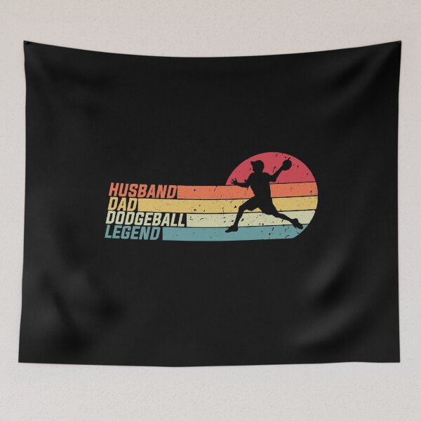 Item preview, Husband Dad Dodgeball Legend  Dodgball Vintage style sport Lovers designed and sold by YAHIA-14.