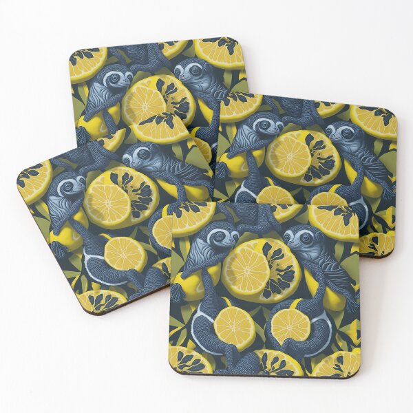 Item preview, Lemons & Sloths: An Awe-Inspiring Op Art Masterpiece designed and sold by AmazingLab.