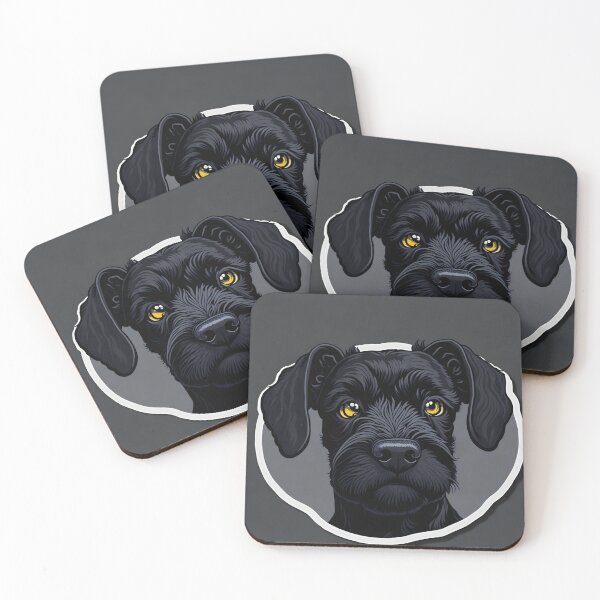 Item preview, miniature black schnauzer design designed and sold by SaldekMT.