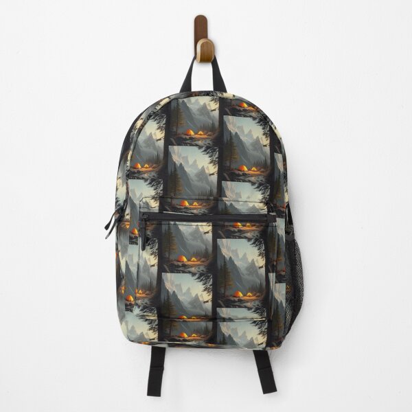 Item preview, campsite in the mountains designed and sold by EuropeanPrints.