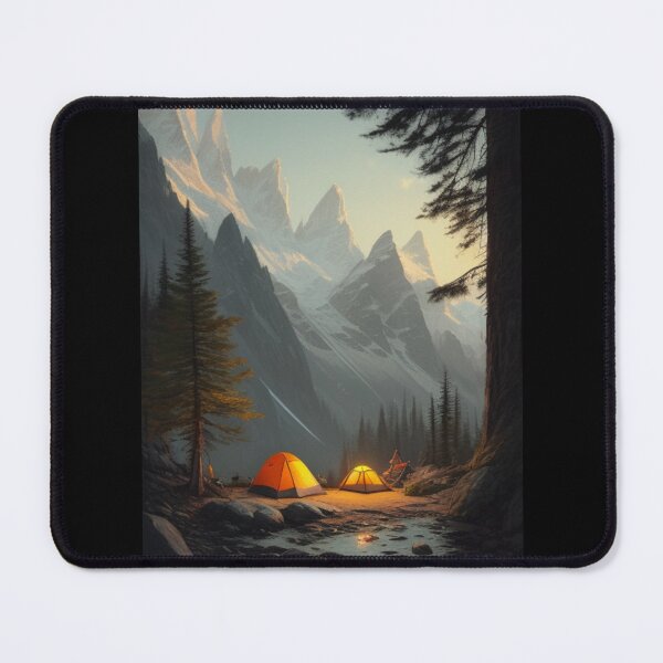 Item preview, campsite in the mountains designed and sold by EuropeanPrints.