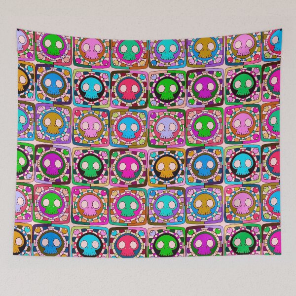 Item preview, Warm Spooky Squares designed and sold by Caseyjaneand.