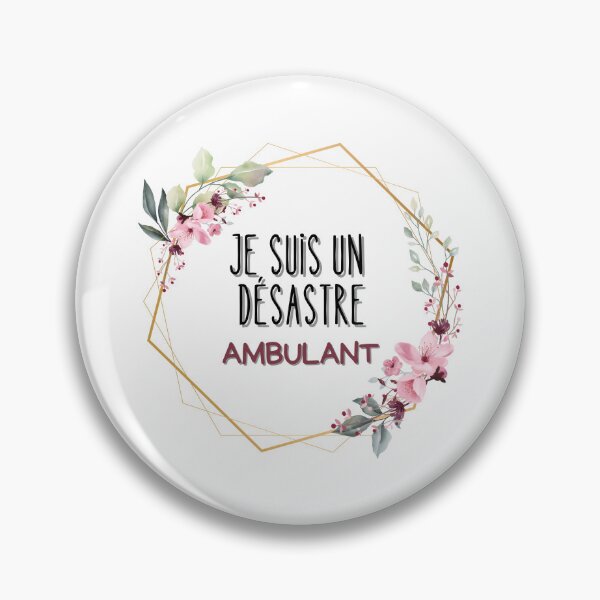 Item preview, I am a walking disaster designed and sold by bonnes-fetes.
