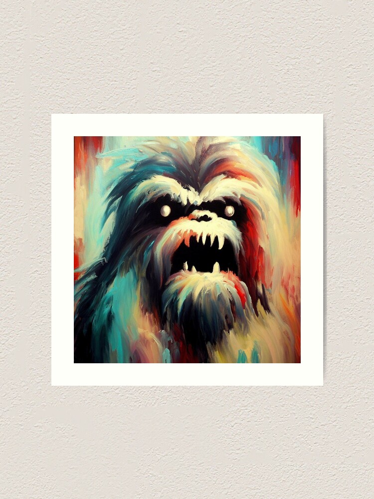 Lost in Thought Yeti Magnet for Sale by Zombiekev