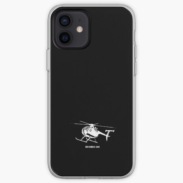 Hughes 500 in White iPhone Soft Case