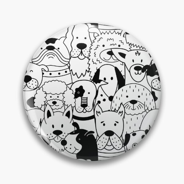 Item preview, Dog seamless Pattern designed and sold by printguys.