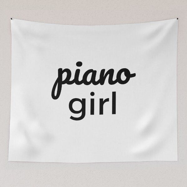 Item preview, Piano Girl designed and sold by GardenistaShop.