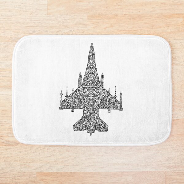 Item preview, F-16 fighting falcon jet black designed and sold by nogamax.