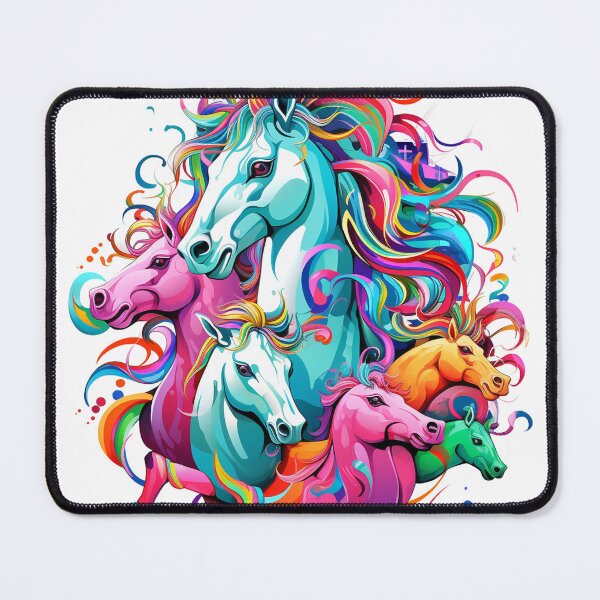 Item preview, Vibrant Whimsy: Colorful Chaos of Unicorns designed and sold by MaBaker202.