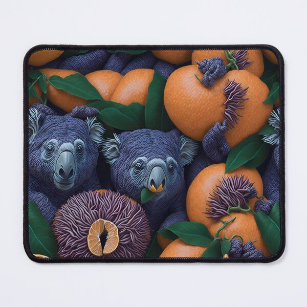 Item preview, Grapefruit Whispers: An Illusory Tapestry of Majestic Koalas designed and sold by AmazingLab.